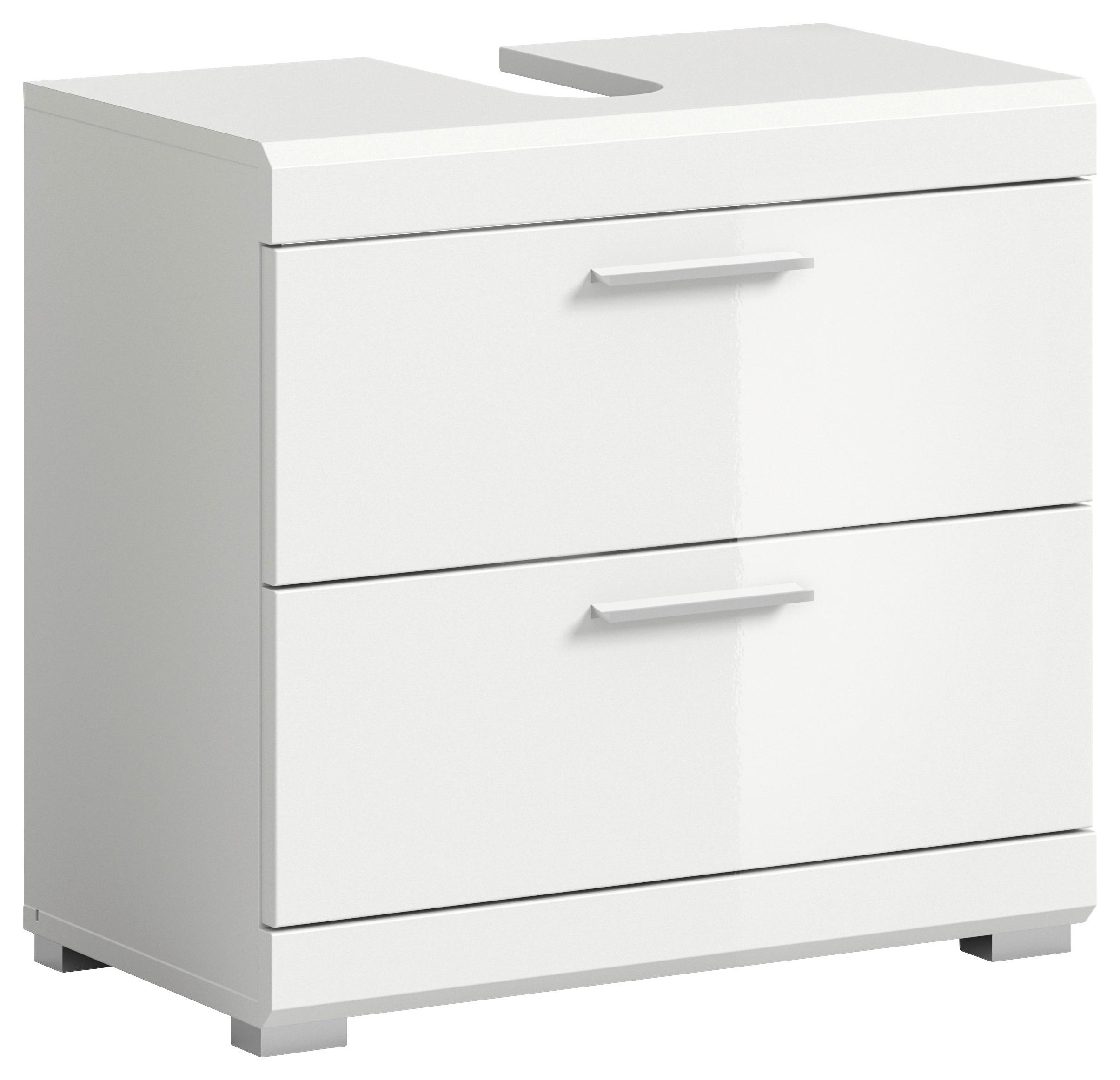 Waschbeckenunterschrank Scout Weiß Hg B: 60 cm