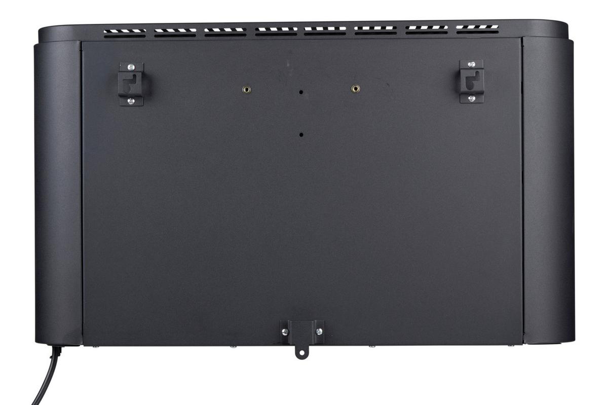 Konvektionsheizung Schwarz, 2000 W - Schwarz, Basics, Kunststoff/Metall (60/24/40,5cm)