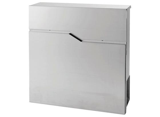 Briefkasten Lora - Silberfarben, MODERN, Metall (37/37/10,5cm) Briefkasten Lora - Silberfarben, MODERN, Metall (37/37/10,5cm)