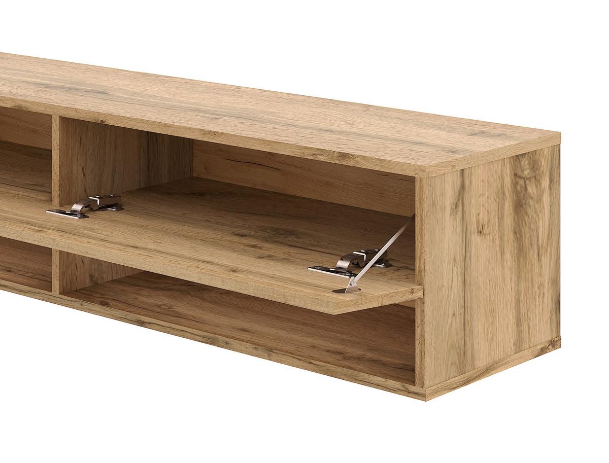 Lowboard Derby 140 - Eiche Wotan, Design, Holzwerkstoff (140/31,5/32,5cm) - Livetastic