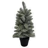 Weihnachtsbaum Basim - Grün, KONVENTIONELL, Kunststoff (17/43cm) - Ombra