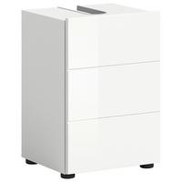 Waschbeckenunterschrank Vira - Weiß Hochglanz/Weiß, MODERN, Holzwerkstoff (38/56/34cm) - MID.YOU