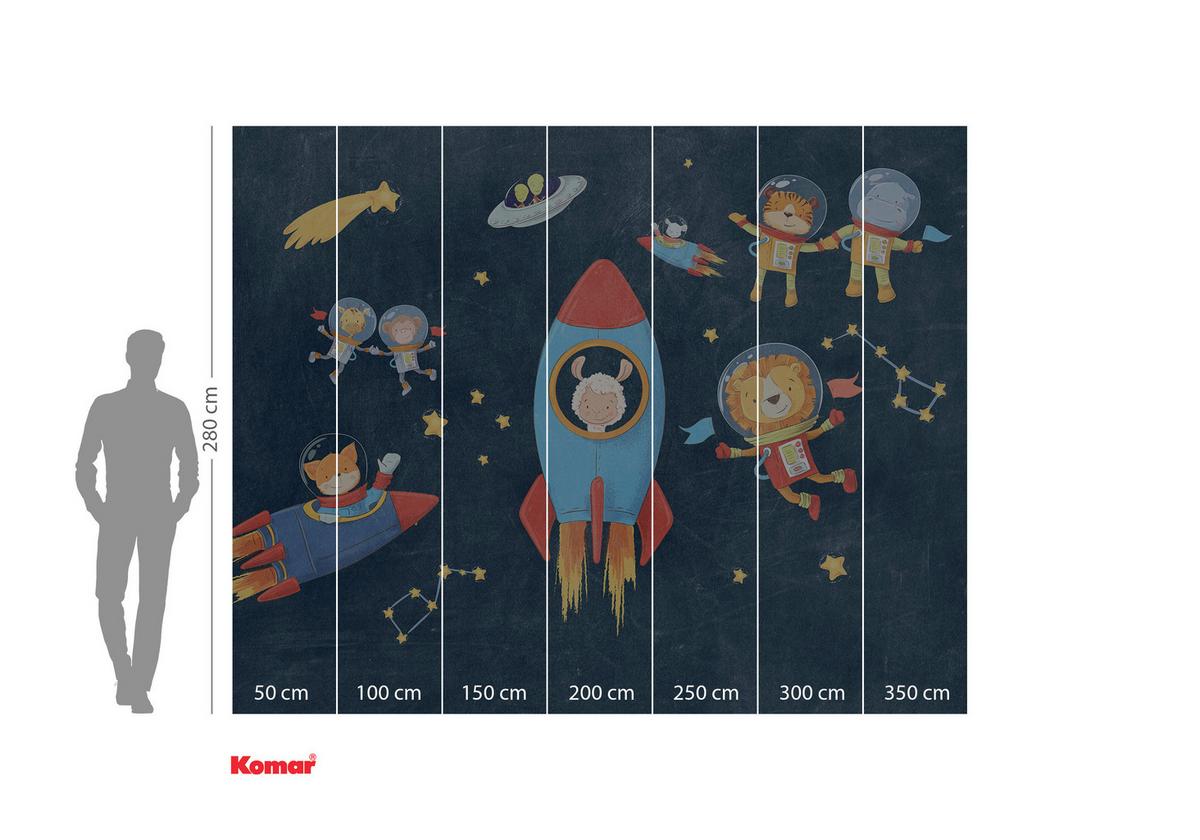 Fototapete Friends In Space - Multicolor, Trend, Papier (300/280cm)