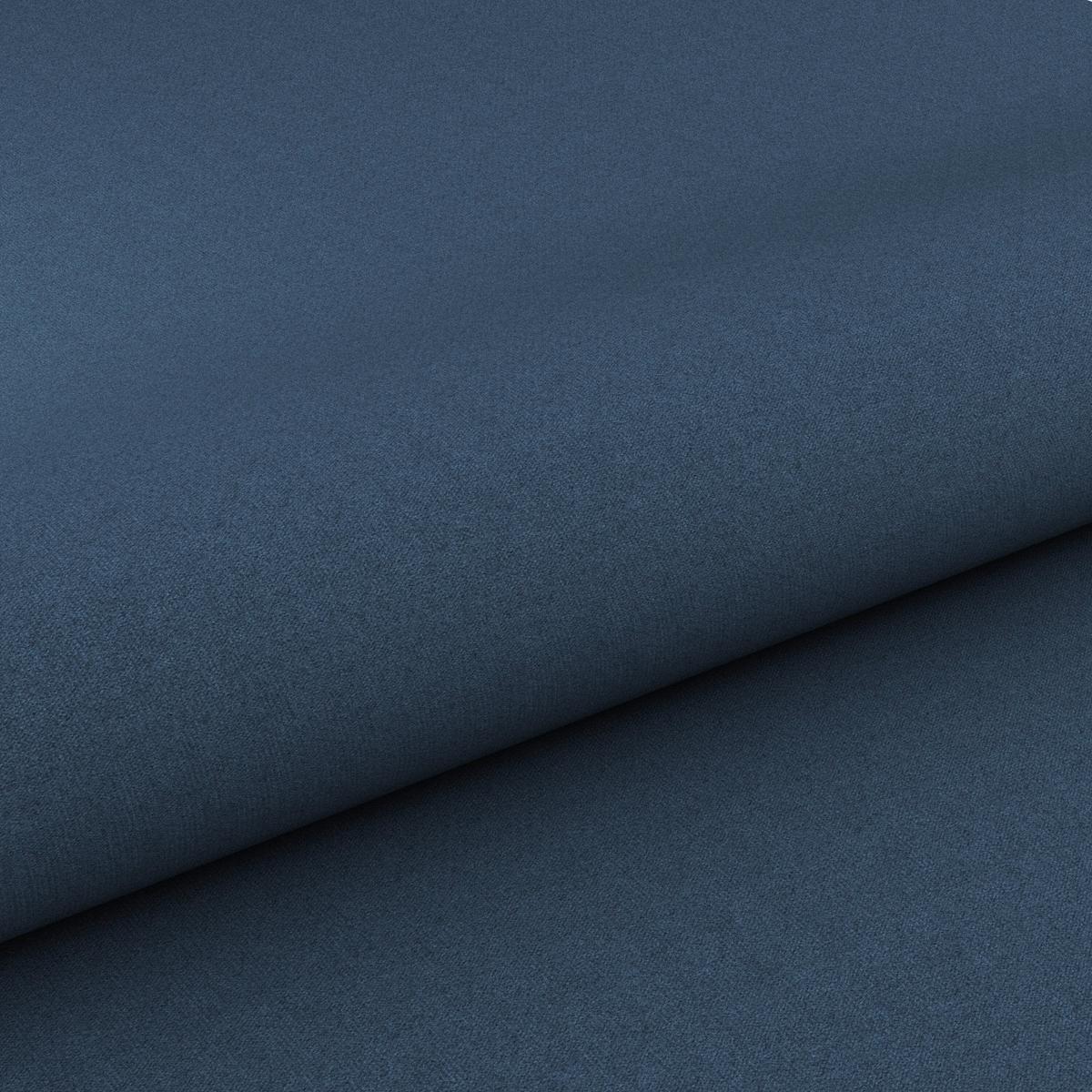 Polsterbett Remi - Chromfarben/Dunkelblau, MODERN, Holz/Textil (140/200cm)