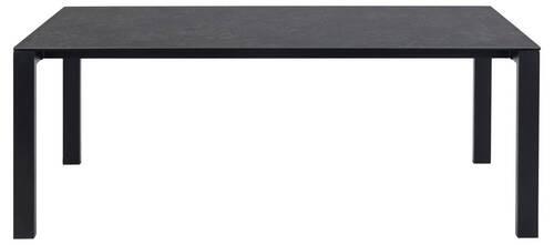 Esstisch Brentford - Schwarz, MODERN, Keramik/Metall (200/90/75cm) - MID.YOU