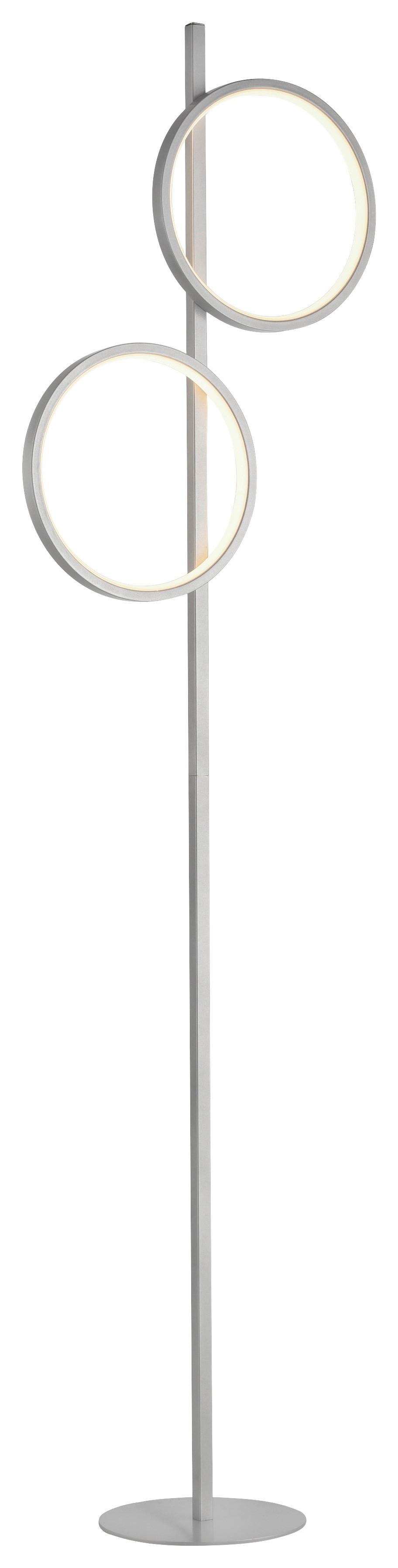 Led-stehleuchte 15396-21 Mini Ritus - Silberfarben, MODERN, Kunststoff/Metall (40,5/21/151cm)