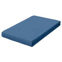 Boxspring-spannleintuch Pure Boxspring - Blau, Basics, Textil (120-130/200-220cm) - Schlafgut