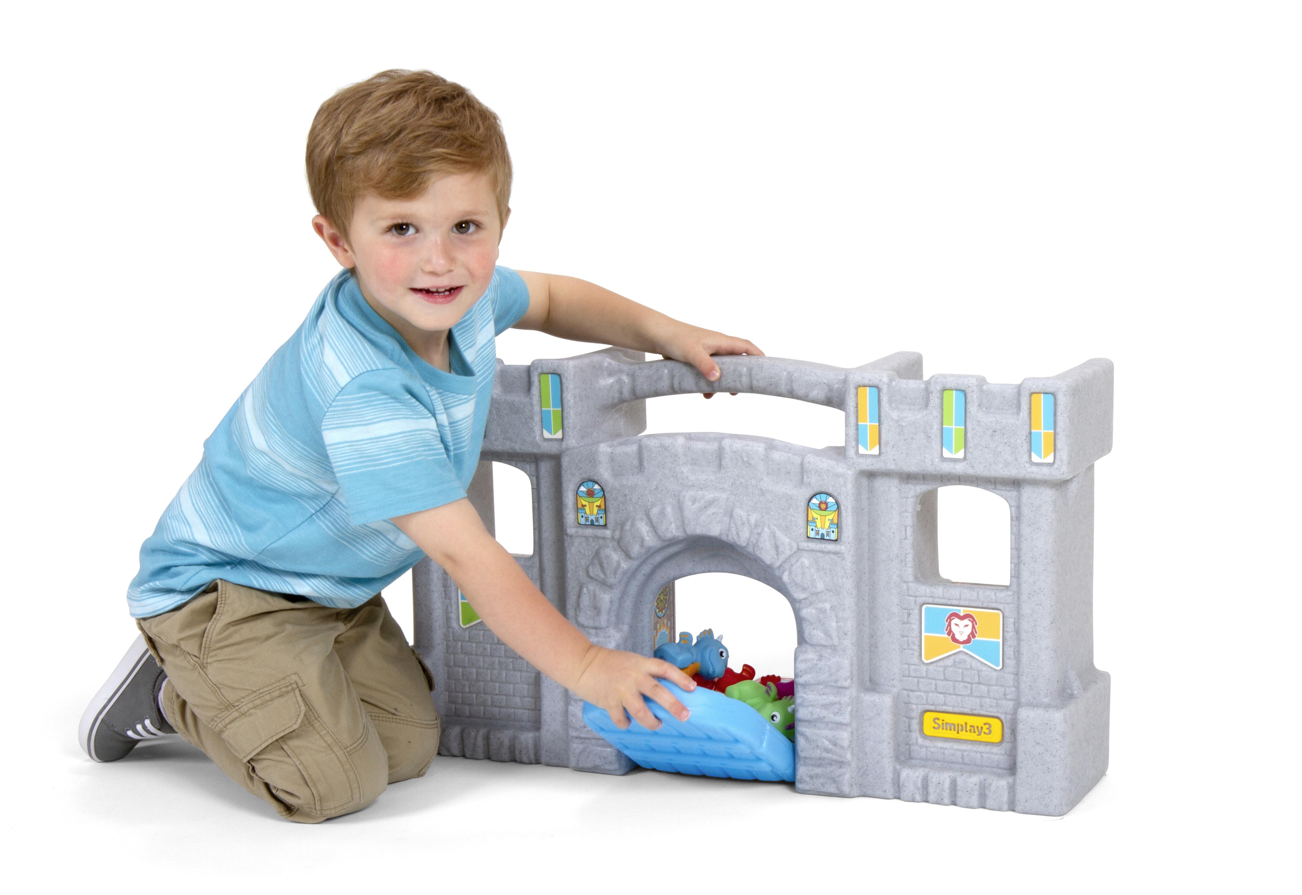 Tragbares Märchenschloss Simplay 3 - Multicolor, Basics, Kunststoff (64,8/17,1/37,8cm)