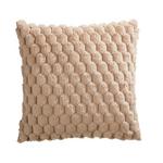 Fellkissen Levi - Taupe, MODERN, Textil (45/45cm) - Luca Bessoni