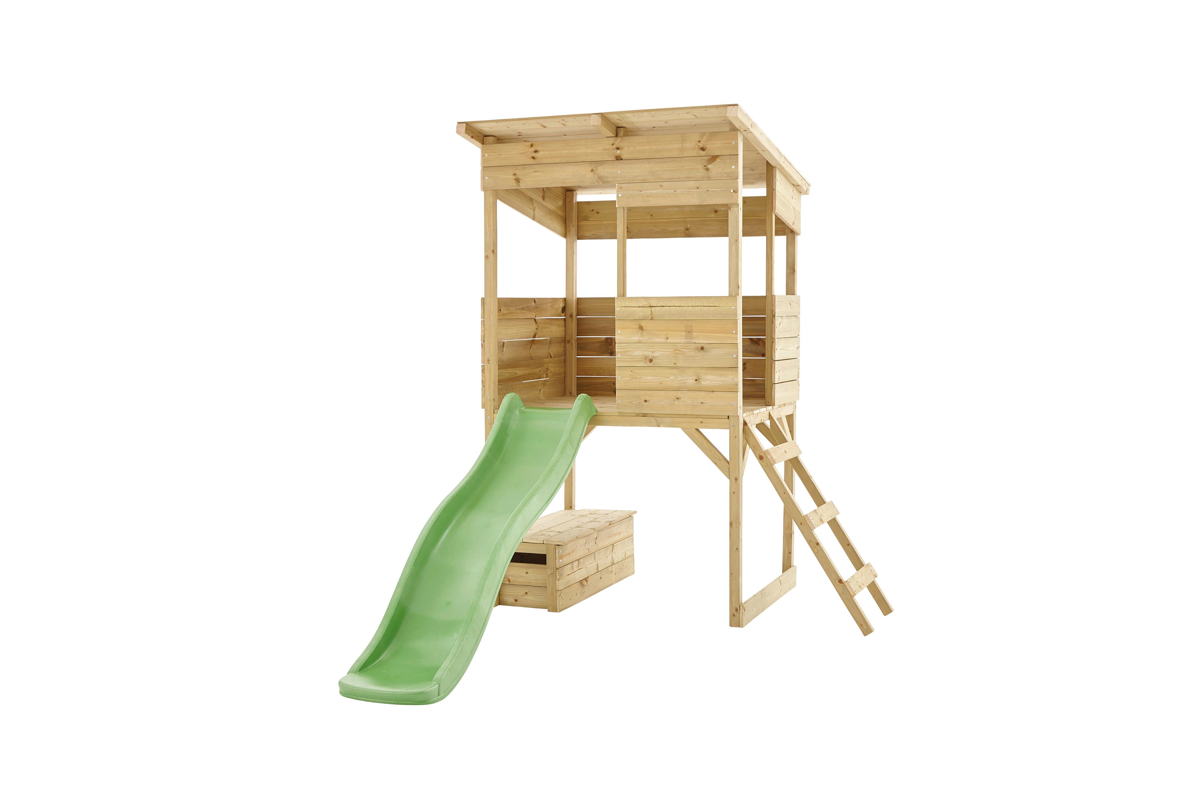 Spielhaus Wildnis Fichte, L/b/h: 241x167x205cm