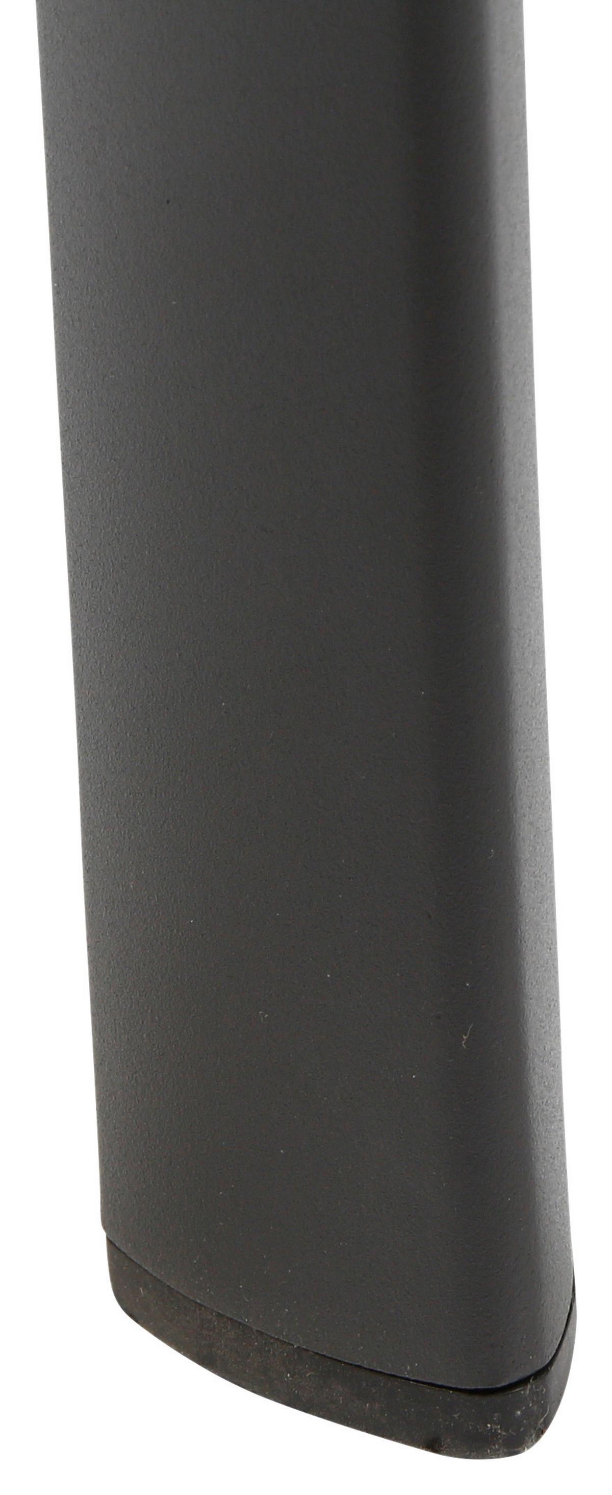 Loungegarnitur 5-Tlg Velia aus Metall - Anthrazit/Schwarz, KONVENTIONELL, Keramik/Textil - Siena Garden