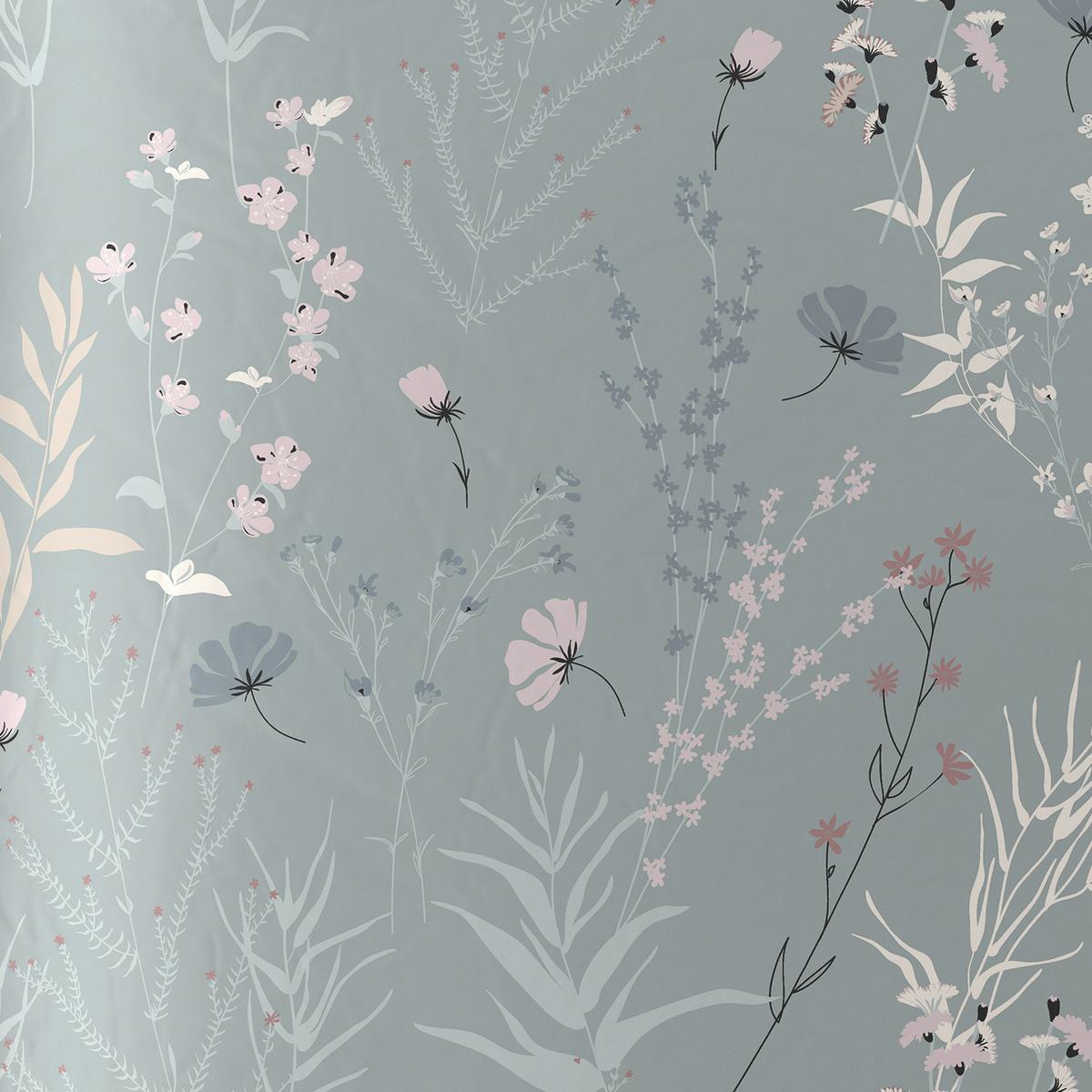 Povlečení Lina XXL, 2x70/90 200/220cm - zelená, Konvenční, textil (200/220cm) - Mömax