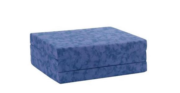 Faltmatratze Billy 80x190 cm H2 H: 9 cm - Blau, Textil (80/190cm) - Primatex