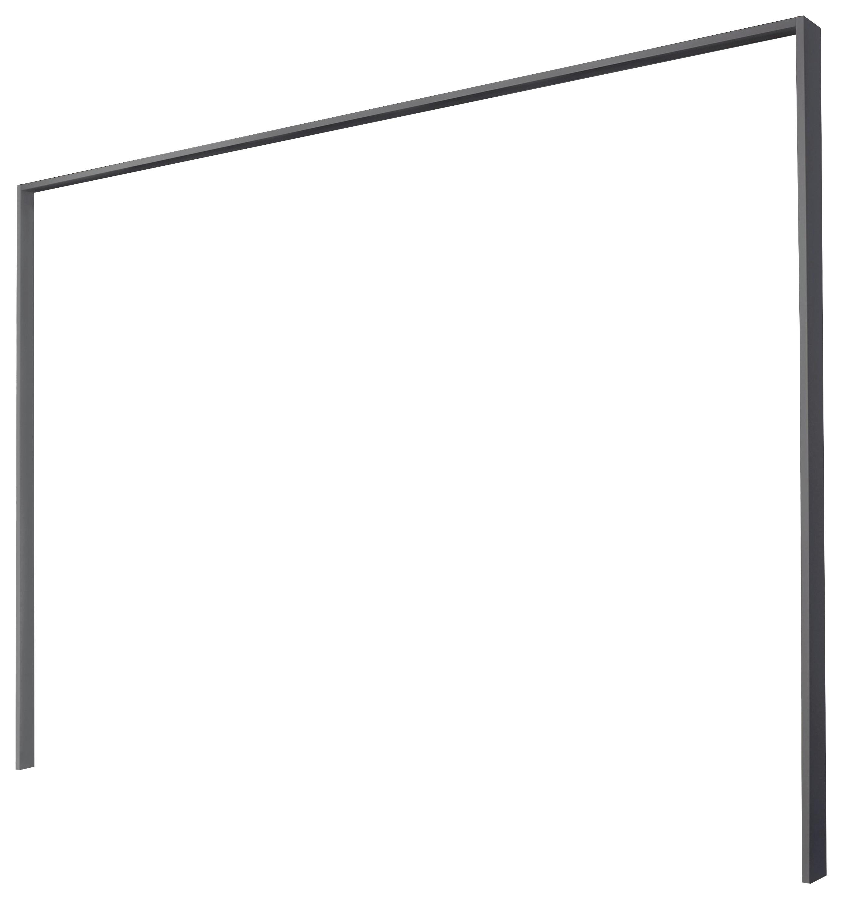 Passepartoutrahmen Mainz Grau B: 275 Cm - Grau, Basics, Holzwerkstoff (275/212/58cm) - Rauch Möbel