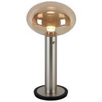 STOLNÍ LAMPA SIOP - jantarové barvy/černá, Moderní, kov/plast (20/38,5cm)