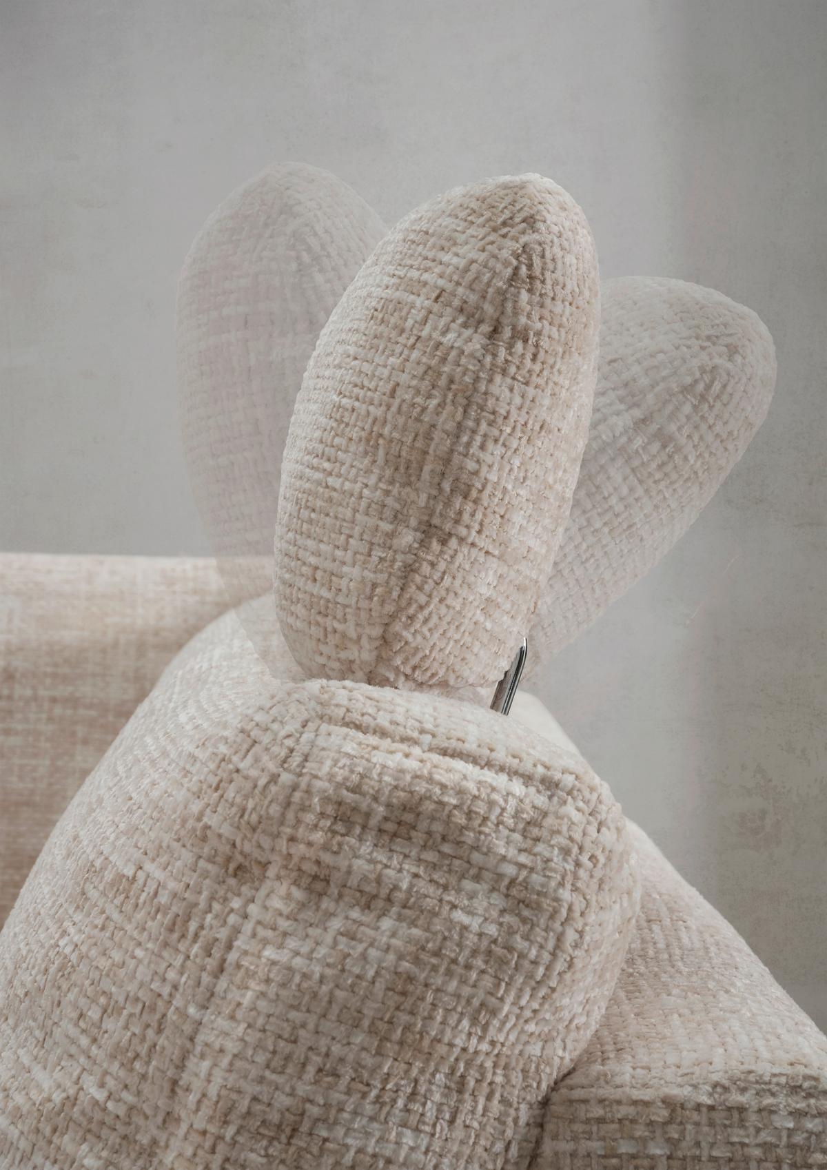 Eckschlafsofa Positano, Creme S: 265x206 Cm - Wildeiche/Creme, MODERN, Textil (265/206cm) - Livetastic