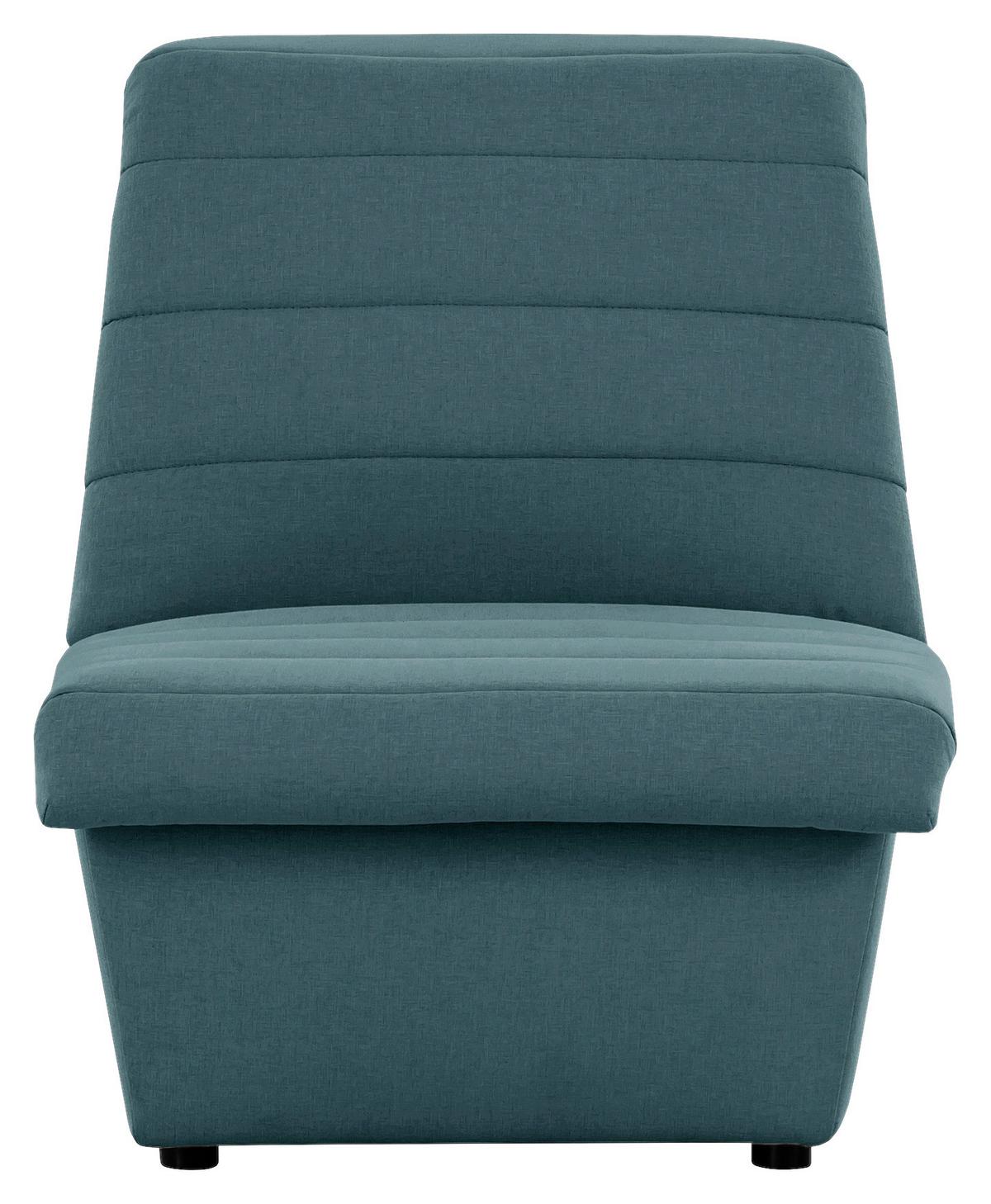 Sessel Looks Viii - Petrol/Schwarz, Design, Textil (72/92/103cm) - LOOKS by W.Joop