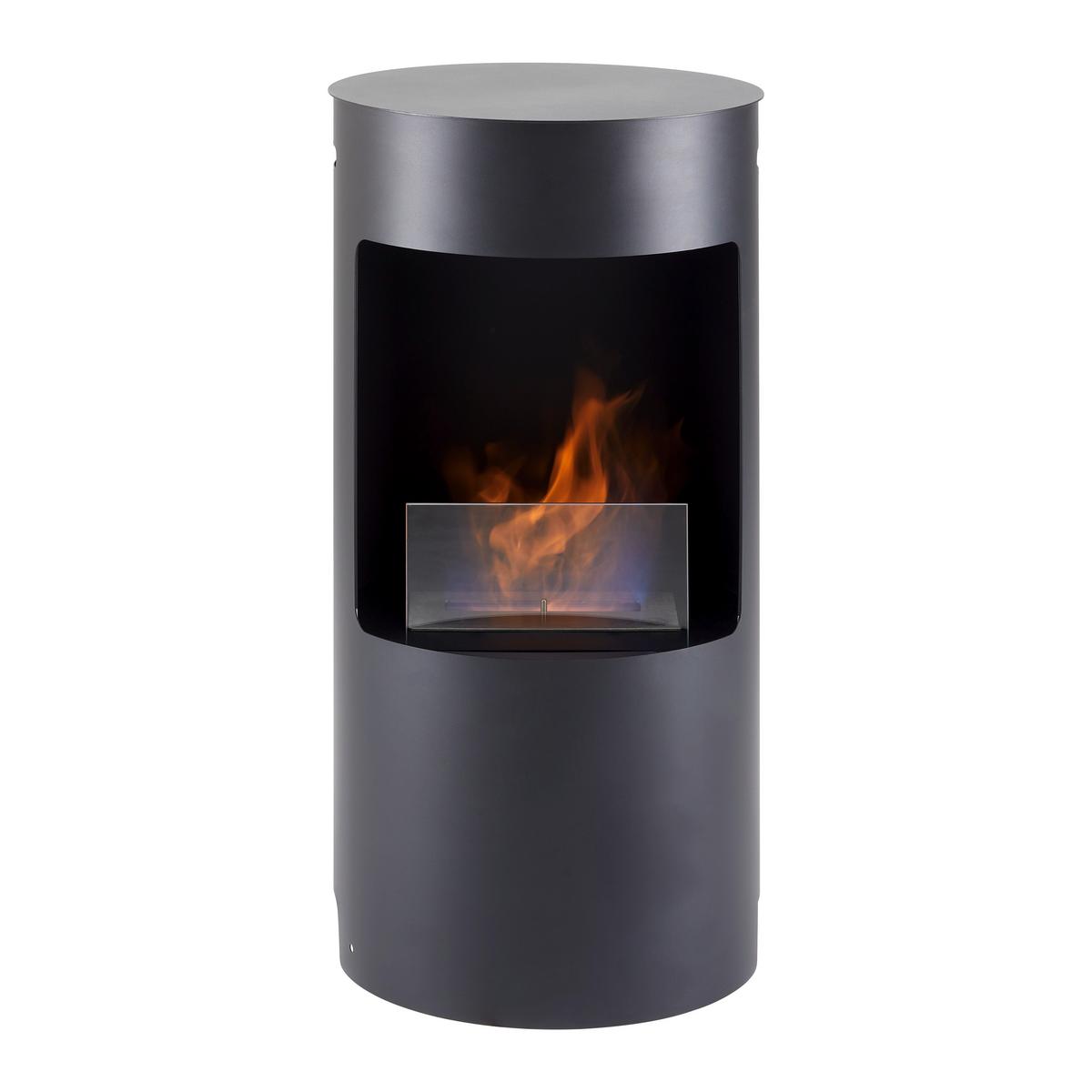 Krb na etanol JONAS černý - černá, Moderní, kov/sklo (40/82/40cm) - P & B