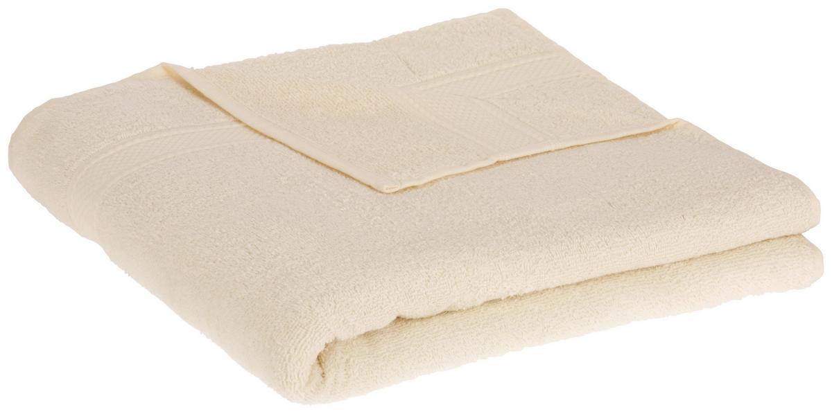 RUČNÍK DO KOUPELNY Cindy, 70/140 cm, bílá - šedobílá (70/140cm) - Modern Living