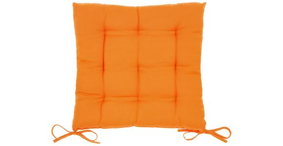 Sitzkissen Jolanda 40x40x5 Cm Orange - Orange, MODERN, Textil (40/40/5cm) - Luca Bessoni