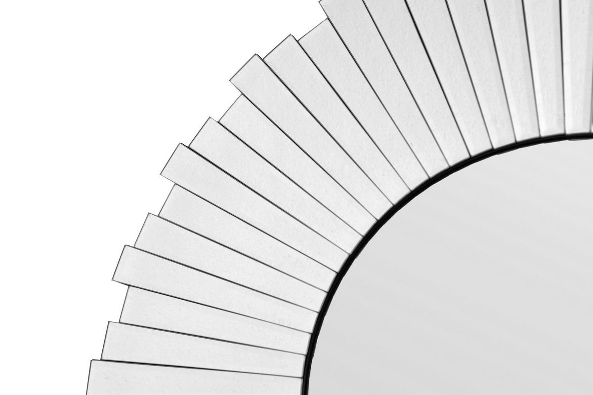 Wandspiegel Amor 1110 Silber - Silberfarben, Basics, Glas/Metall (80/80/1,6cm) - Kayoom