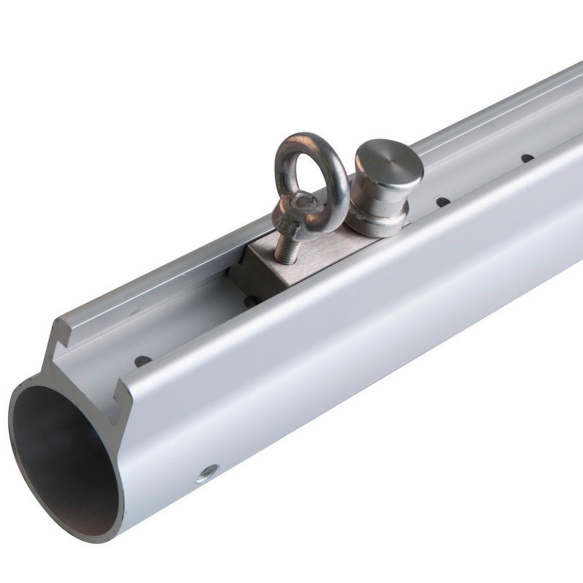 Sonnensegelmast Premium Alufarben - Alufarben, Basics, Metall (6/242,5cm)