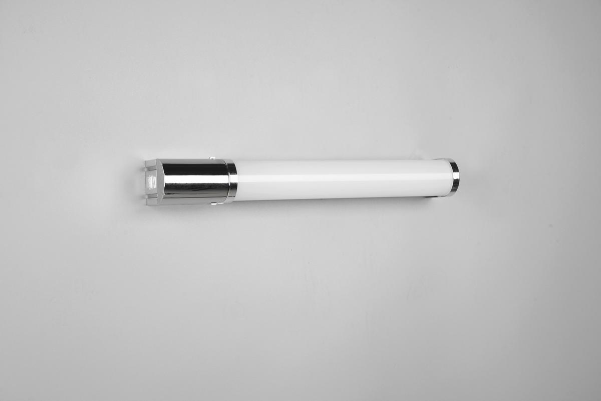 Led-wandleuchte Piera 1-Flammig Mit Schalter - Chromfarben, Basics, Kunststoff (41,5/7/5,5cm) - Trio Leuchten