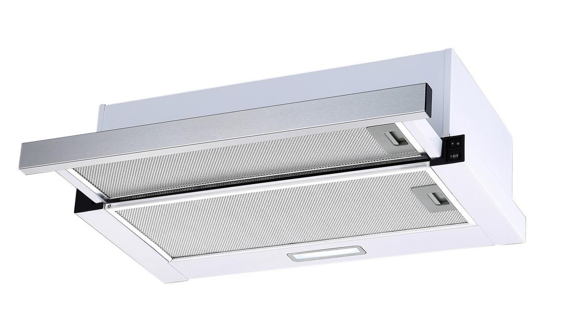 Dunstabzugshaube Tessa Edelstahlfarben B: 60 cm, Led - Edelstahlfarben, Trend, Metall (60/19,3/43cm) - Respekta