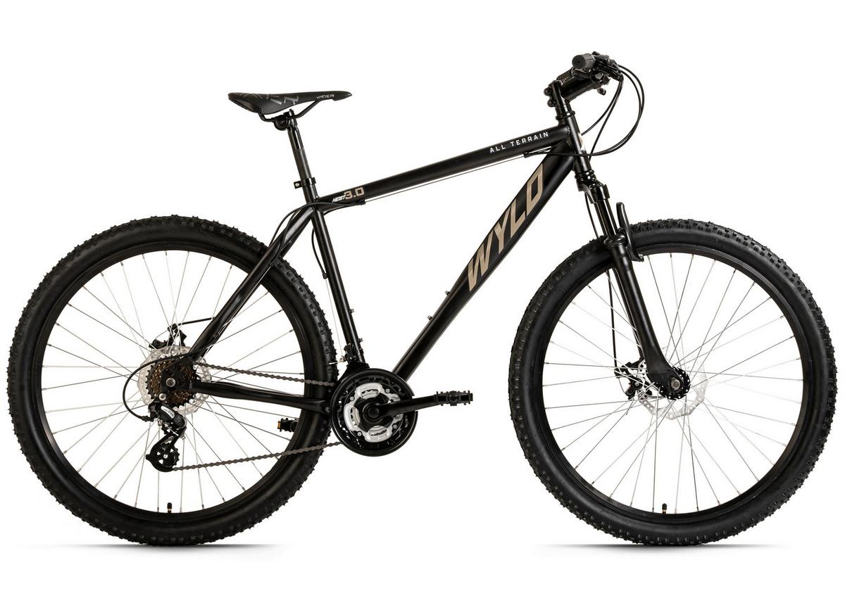 Mountainbike 403m - Schwarz, KONVENTIONELL, Metall (25/140/60cm)