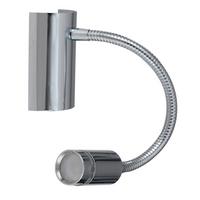 Led-wandleuchte Led-Kepler-Cr - Chromfarben, Design, Metall (32/6/9cm)