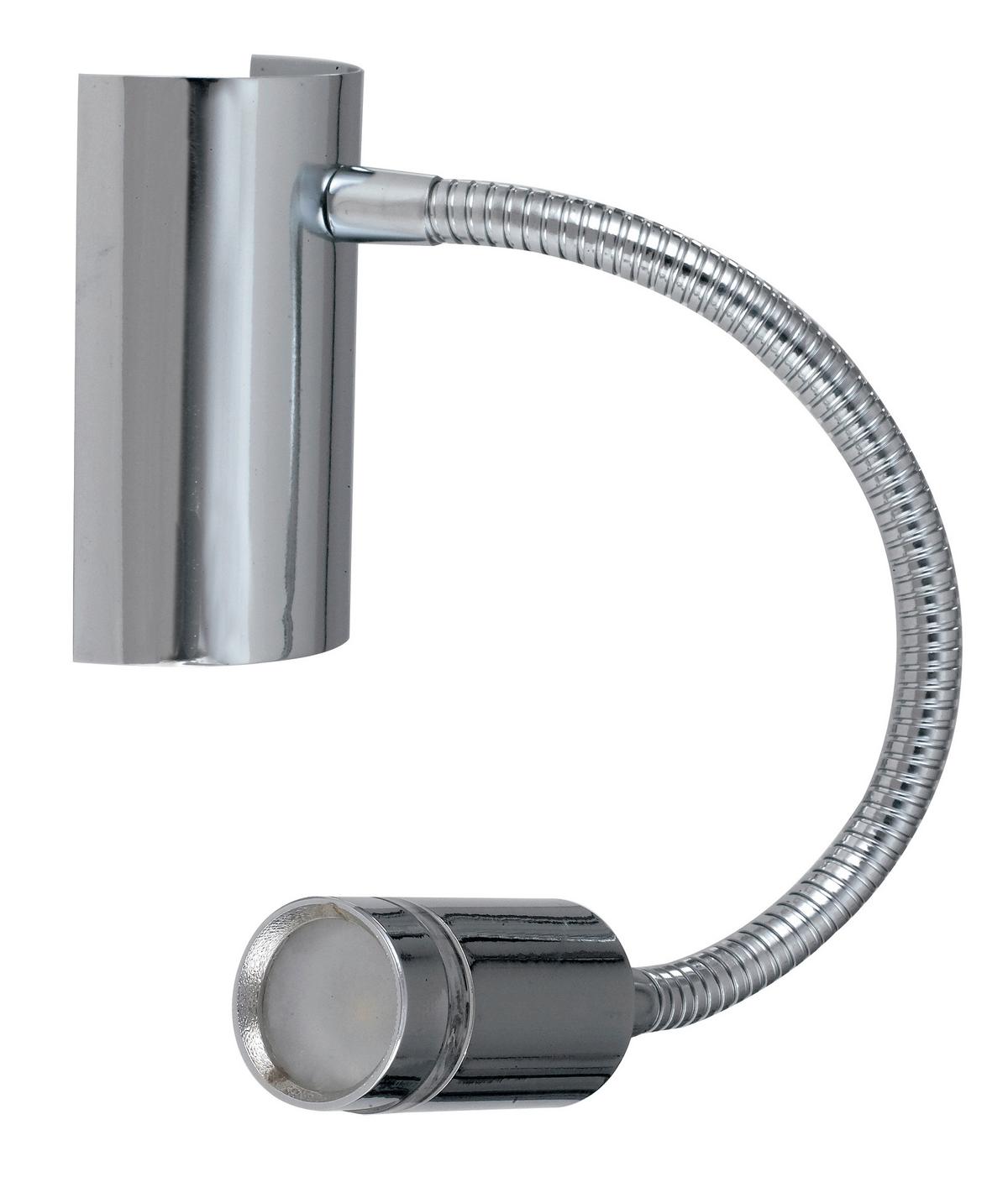Led-wandleuchte Led-Kepler-Cr - Chromfarben, Design, Metall (32/6/9cm)