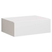 Nachkästchen Weiß H: 14 Cm Tajo - Weiß, MODERN, Holzwerkstoff (42/14/30cm) - Livetastic