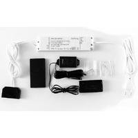 DÁLKOVÝ OVLADAČ ALAMEDA -EXKLUSIV- - bílá/černá, Moderní, kov/plast (10/1/5cm) - Mömax