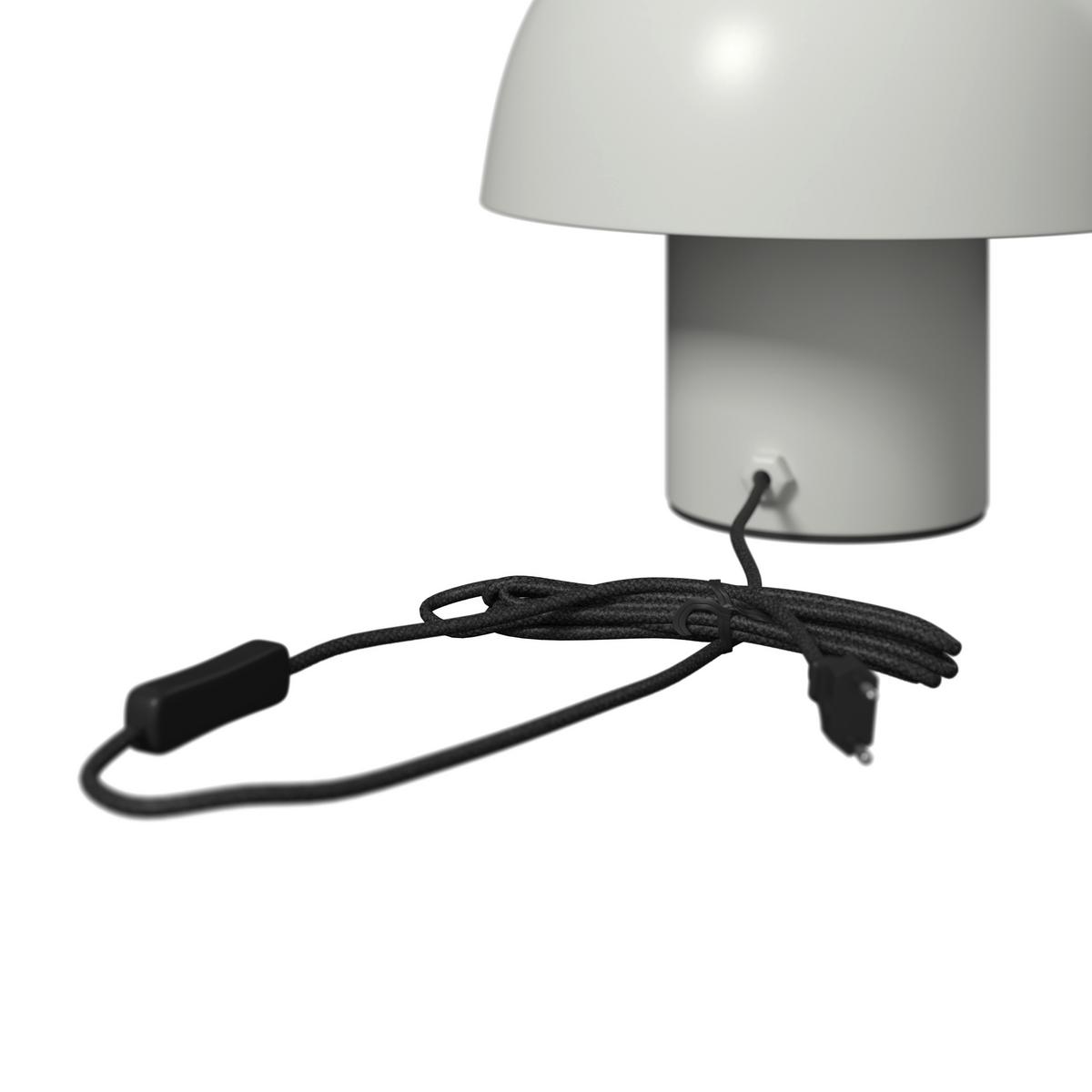 STOLNÍ LAMPA CARLA - bílá, Moderní, kov (22,5/22cm) - Bessagi Home