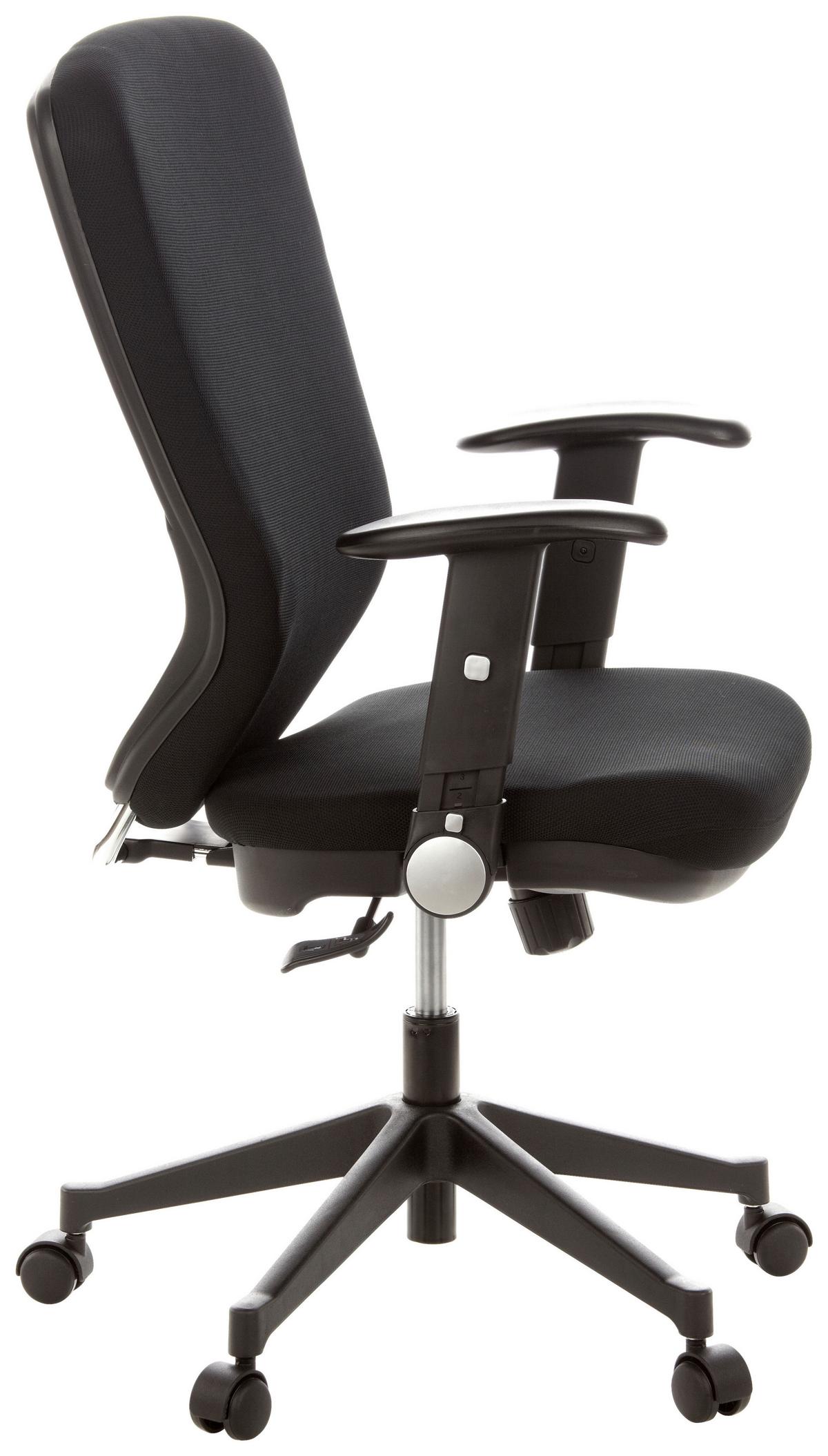 Drehstuhl Traffic 30 Schwarz - Schwarz, MODERN, Kunststoff/Textil (58/117/48cm) - MID.YOU