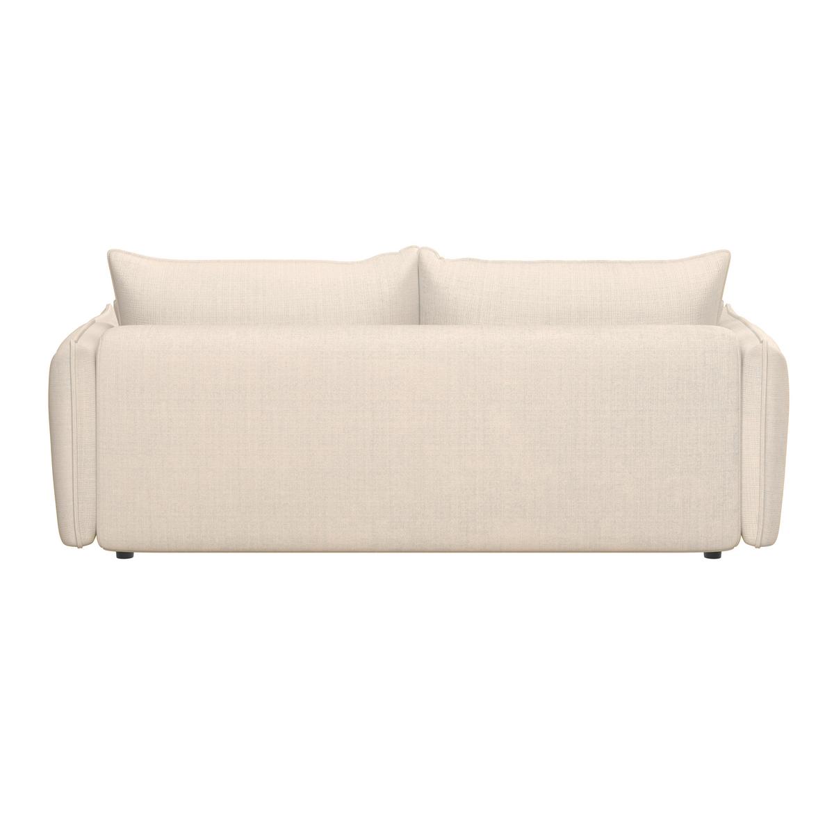 Schlafsofa Kairo Beige, Lf: ca. 190x150cm - Beige/Schwarz, ROMANTIK / LANDHAUS, Holz/Kunststoff (230/90/115cm) - James Wood