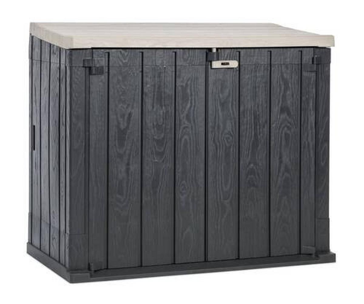 Geräteschrank Store Away Anthrazit/Hellgrau versperrbar - Anthrazit/Hellgrau, Basics, Kunststoff (129,5/111/74,5cm)