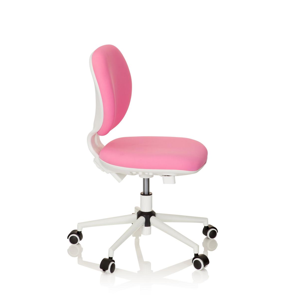 Jugenddrehstuhl Kid Vivo Stoff Pink - Pink, Basics, Kunststoff (43/82-95/56cm) - MID.YOU