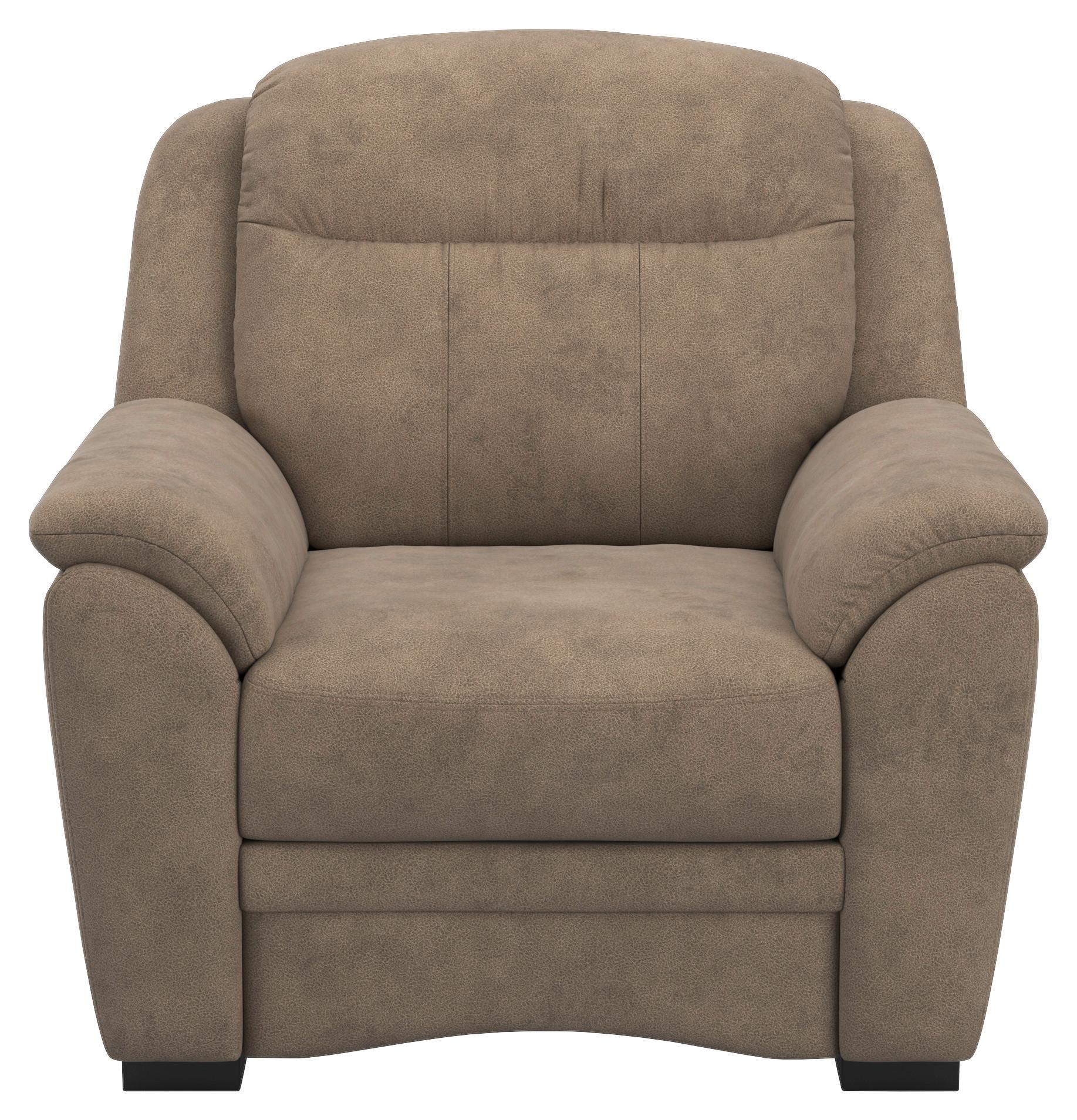 Křeslo BRUNO 2, tmavě béžová - černá/béžová, Konvenční, textil/plast (101/99/99cm)