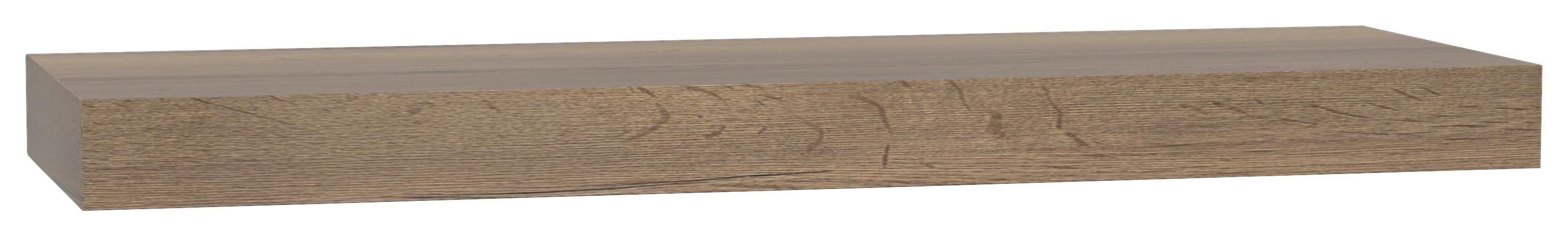 Wandkonsole Las Vegas Eiche Dunkel Dekor B: 140 cm - Eiche dunkel, MODERN, Holzwerkstoff (140/10/48cm) - Vertico