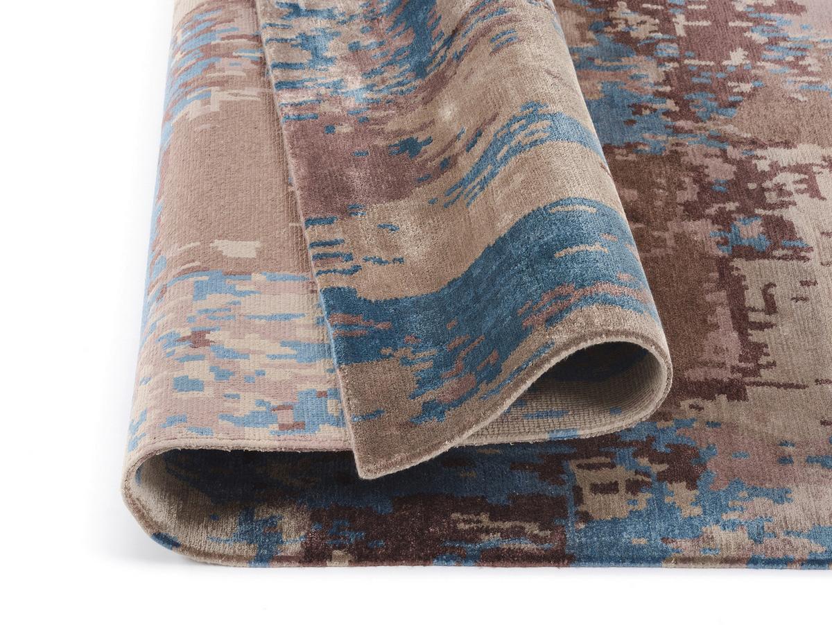 Orientalischer Webteppich Bunt Angeles 250x350 cm - Blau/Beige, Design, Textil (250/350cm) - Musterring