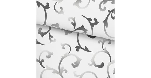 Cretonne Bettwäsche 140x200 Cm Sansa Baumwolle Weiß/schwarz - Schwarz/Weiß, ROMANTIK / LANDHAUS, Textil (140/200cm) - James Wood