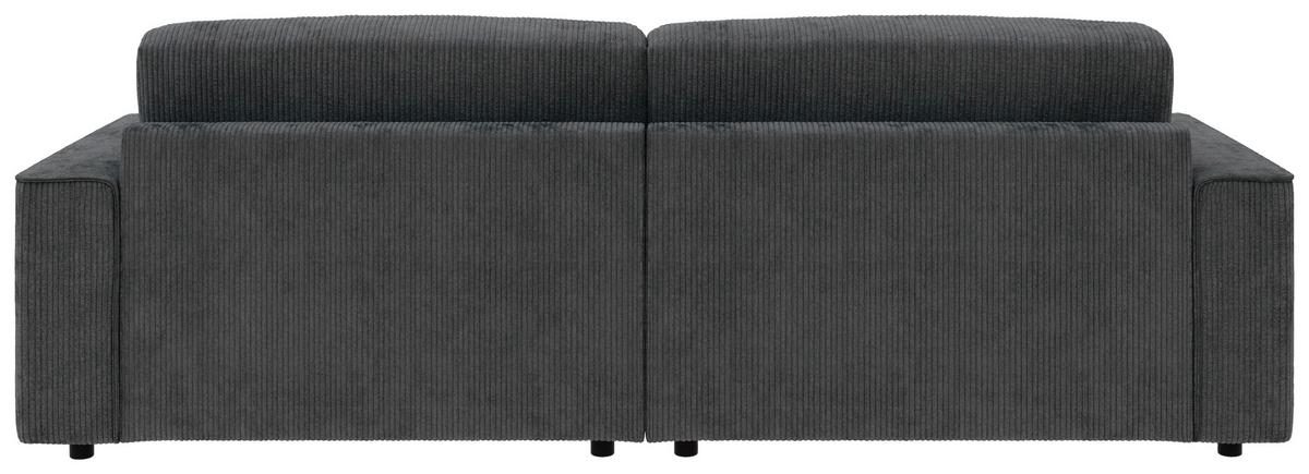 Ecksofa Chance Graphitfarben S: 165x164 cm - Schwarz/Graphitfarben, MODERN, Textil (265/164cm) - Trendmanufaktur