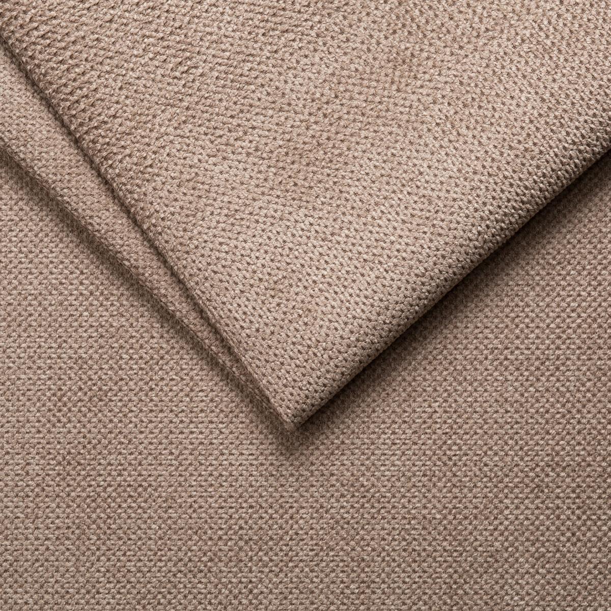 Boxspringová pohovka BUBBLE, sivohnedá - čierna/chrómová, Trend, kompozitné drevo/textil (206/90/105cm) - Luca Bessoni