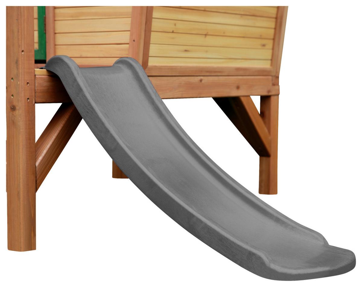 Spielhaus A030.045.80 - Braun/Grau, KONVENTIONELL, Holz/Kunststoff (264/203/177cm) - Ambia Garden