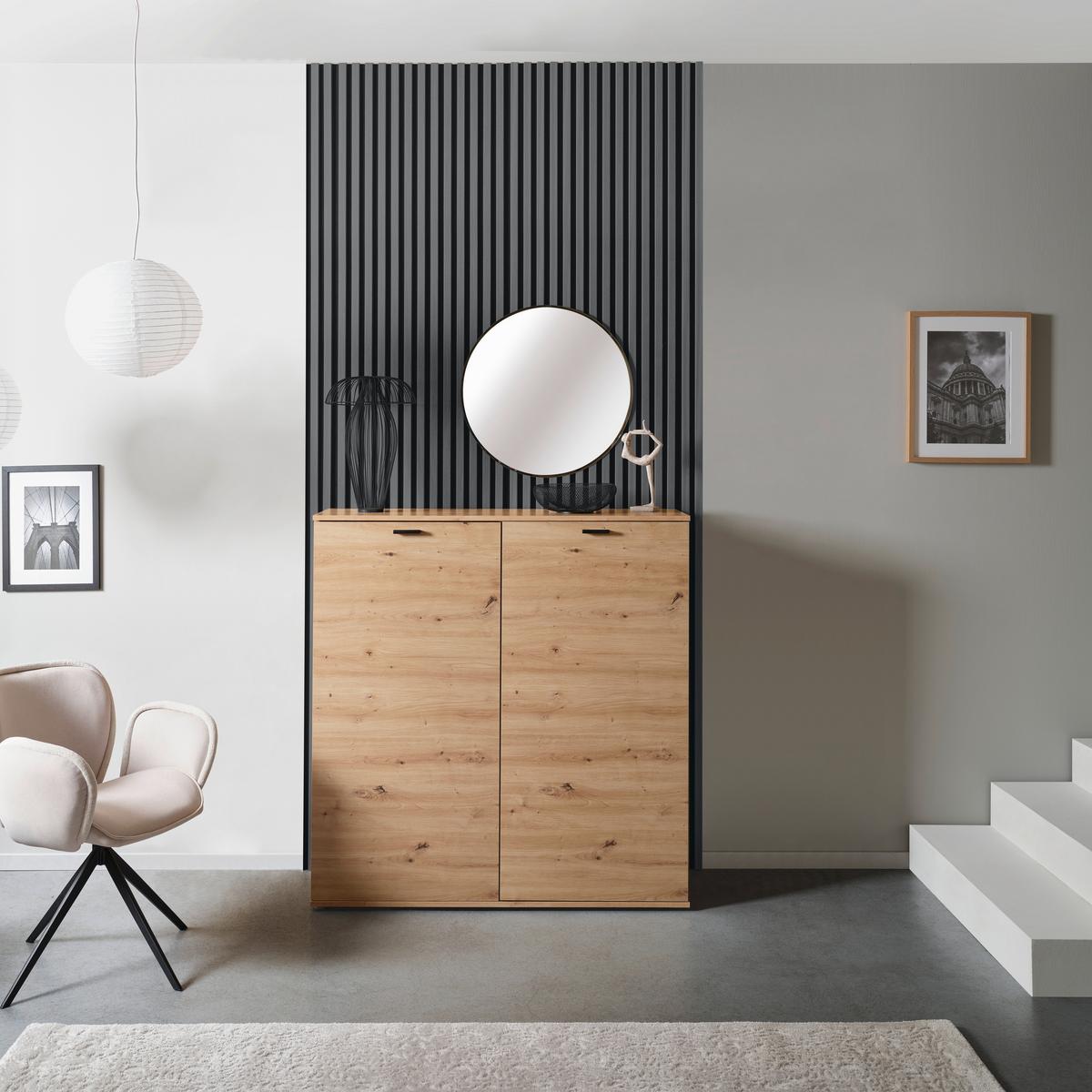 Falipanel Josef - sötét tölgy, Modern, műanyag/faalapú anyag (60/120/2cm)