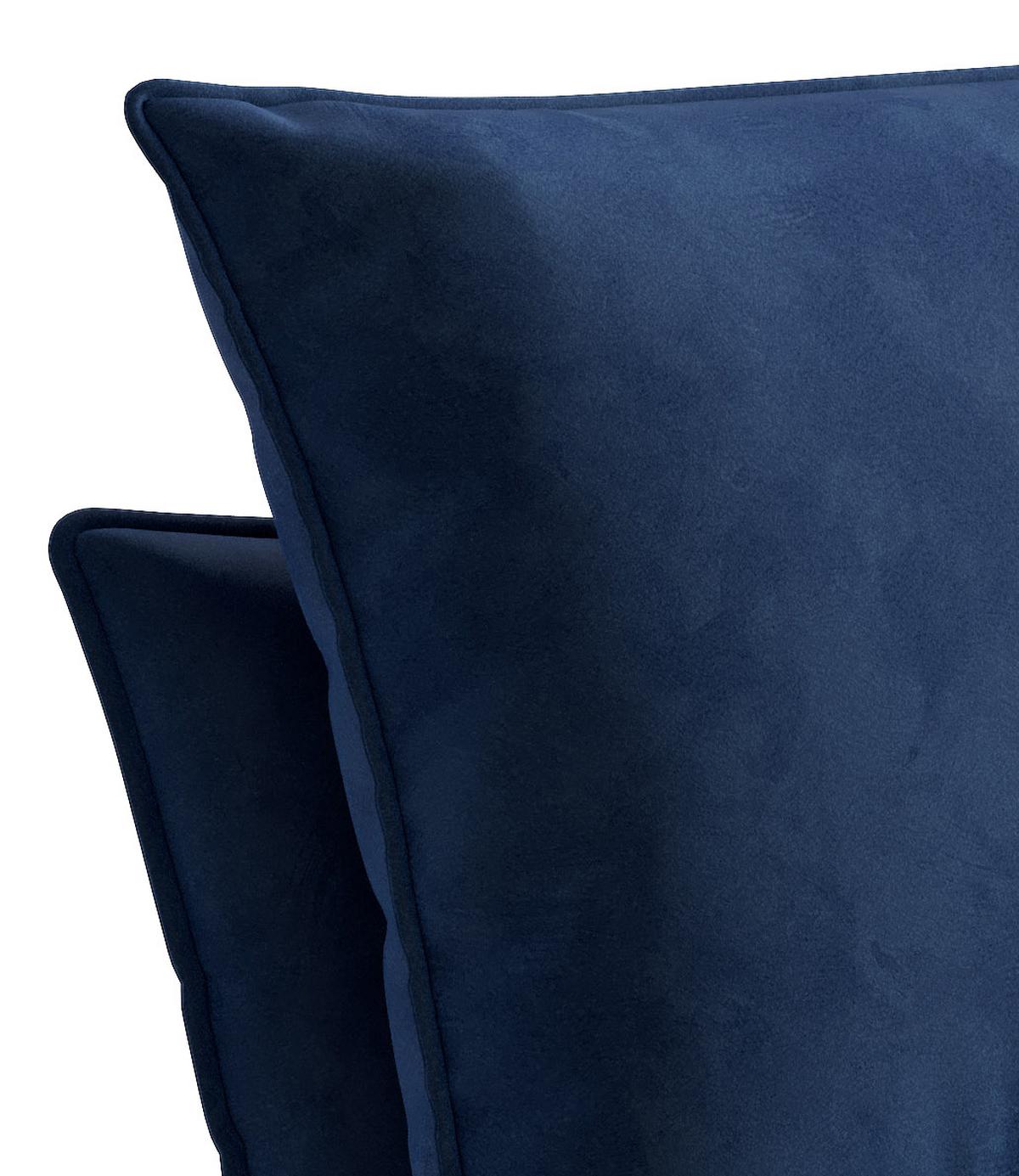 Sessel Skyline - Royalblau, Design, Textil (72/84/90cm) - Livetastic