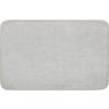 Badematte Lisa Silber 45x70 Cm Rutschhemmend - Silberfarben, KONVENTIONELL, Textil (45/70cm) - Ondega