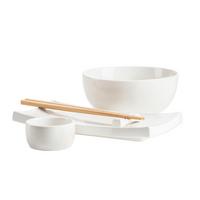 CHINESISCHES TAFELSERVICE Keramik, Weiß - Weiß, Basics, Keramik - Mäser