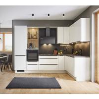 Eckküche Ip4050 315x185 cm Weiß Hochglanz - Basics, Holzwerkstoff (315/185cm) - Impuls